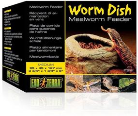 img 1 attached to 🐛 Reptile Food Bowl: Exo Terra Worm Dish - Optimal for Feeding