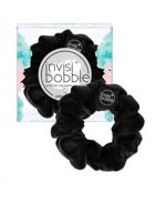 💪 invisibobble sprunchie spiral hair ring - true black - scrunchie stylish bracelet, powerful elastic grip coil accessories for women - gentle for girls, teens, and thick hair - enhanced seo logo