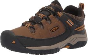 img 4 attached to 👟 Прочная, но комфортабельная: детская треккинговая обувь KEEN Unisex-Child Targhee Low Wp