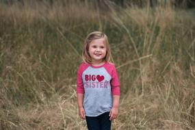 img 3 attached to ❤️ Sister Valentines Raglan: Adorable Ate Apparel Girls' Clothing