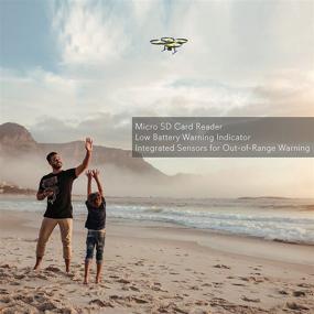 img 1 attached to SereneLife SLRD40 RC Drone with HD Camera - Capture Sharper Outdoor Aerial Videos & Images - RTF UAV Quadcopter