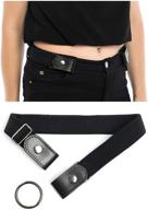 👗 women's belt accessories: adjustable, invisible stretch buckles for ultimate comfort logo
