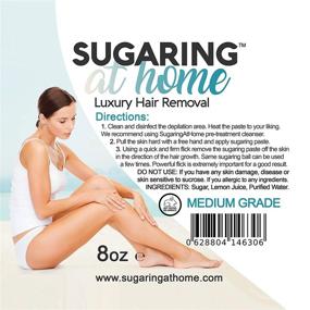 img 3 attached to 🌸 SugarSleek: Highly Effective Sugaring Paste for Personal Use on Bikini Brazilian, Legs