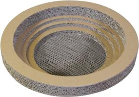 img 2 attached to 🐱 FurStone Cat Scratcher Pads - Cardboard Scratching Board for Indoor Cats, Interactive House Toy and Scratching Pad for Kittens, Cat Scratching Post