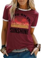 bring on the sunshine graphic long sleeve tees for women: nlife tops & sweaters logo