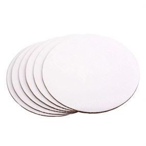 img 3 attached to 🎂 6-Inch Round Coated Cakeboard, Pack of 25