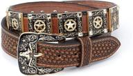 longhorn hardware strength rhinestone star men's accessories in belts logo