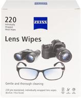 🧻 zeiss lens wipes - convenient 220-count pack for spotless optical cleanliness logo