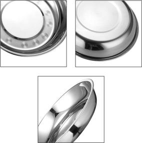 img 2 attached to Eslite 6 Piece Stainless Plates Dinner Set: Elegant and Durable Dining Essentials