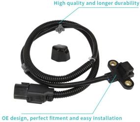 img 3 attached to 🚗 DOICOO PC374 Crankshaft Position Sensor: Hyundai Santafe 2001, Sonata 1999-2005, KIA Optima 2001-2006