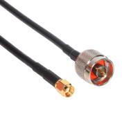 amphenol co 058smammrp 010 black rp sma coaxial logo