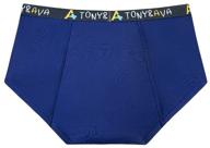 tony ava waistband incontinence underwear blue logo