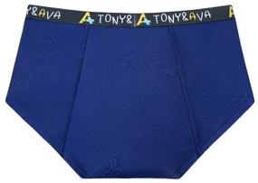 img 4 attached to Tony Ava Waistband Incontinence Underwear Blue