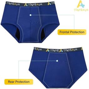 img 2 attached to Tony Ava Waistband Incontinence Underwear Blue