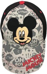 img 2 attached to 100% Cotton Disney Mickey Mouse Baseball Cap for Little Boys