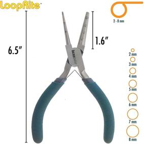 img 3 attached to 🔗 The Beadsmith Loop Rite Plier: 2-8mm Loop Creation Tool for Jewelry Making, Wire Findings, Art, and Home Decor