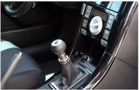 img 2 attached to 🚗 PILOT Motorsport Nickel with Black Leather Manual Shift Knob PM-120E