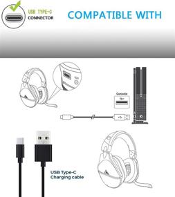 img 1 attached to 🎧 Premium Replacement USB Charging Cable for Turtle Beach Stealth 700 Gen 2/Stealth 600 Gen 2 Wireless Gaming Headset