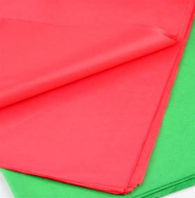 img 1 attached to 🎁 Joiedomi 150 Sheets Assorted Christmas Tissue Paper: Quick and Easy Gift Wrapping Accessory Ideal for Christmas Gift Boxes, Xmas Wrapping Bags, and Wine Bottles