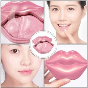 img 2 attached to Huiteil 20PCS Cherry Sleeping Lip Mask: Ultimate Solution for Dry Lips, Repair Chapped Skin, Anti-Aging Moisturizer, Reduces Lip Lines - Lip Care Sheet