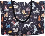 disney tote travel bag dogs logo