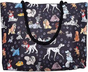 img 4 attached to Disney Tote Travel Bag Dogs