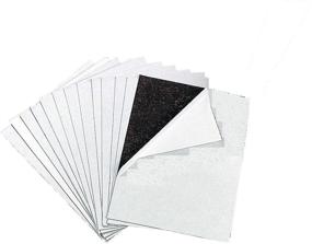 img 3 attached to 🧲 High-Quality Adhesive Magnetic Sheets (12 Pack) - Easy Peel & Stick, Flexible 8 1/2" X 11