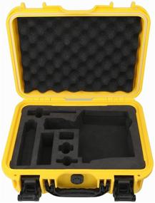 img 2 attached to 📸 Yellow Waterproof Case for DJI RSC 2 - Compact and Rugged Travel Storage Case for DJI RSC 2 Gimbal Handheld 3-Axis Stabilizer and Accessories