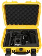 📸 yellow waterproof case for dji rsc 2 - compact and rugged travel storage case for dji rsc 2 gimbal handheld 3-axis stabilizer and accessories logo