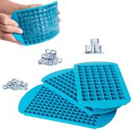 euchoiz silicone ice cube trays - 3pcs/pack, 3 different sizes, easy release & reusable, bpa-free logo