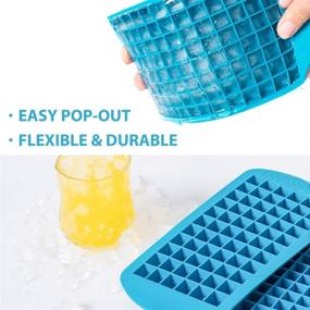 img 1 attached to EuChoiz Silicone Ice Cube Trays - 3pcs/Pack, 3 Different Sizes, Easy Release & Reusable, BPA-Free