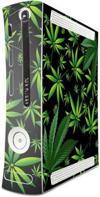 img 3 attached to Black Weeds Design Decal Skin for XBOX 360 Console and Remote Controllers