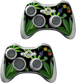 img 2 attached to Black Weeds Design Decal Skin for XBOX 360 Console and Remote Controllers