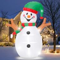 ushomin christmas inflatable snowman decorations logo