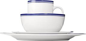 img 2 attached to 🍽️ 16-Piece Stripe Dinnerware Service by AmazonBasics