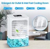 stay cool anywhere: portable air conditioner fan with remote control and humidifier - perfect for home, office, bedroom logo