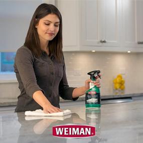 img 2 attached to 🧽 Weiman Stainless Steel & Granite Cleaner - 12oz - Countertop & Appliance Protection Against Fingerprints - Granite Cleaner & Polish - Enhance Natural Beauty of Stone Surface - 12oz