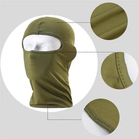 img 1 attached to SUNLAND Fabrics Motorcycle Skateboard Balaclava Outdoor Recreation and Climbing