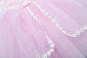 img 1 attached to Cute and Charming: Meeyou Little Girls' Flower Ovelay Ballet Tutu Dress