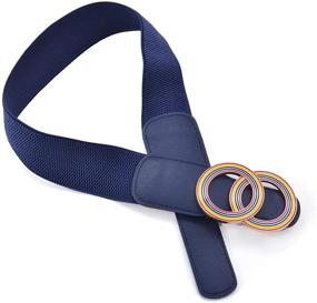 img 3 attached to Beltox Womens Elastic Stretch Stretch Women's Accessories and Belts