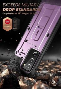 img 3 attached to SUPCASE Unicorn Beetle Pro Series Case For Samsung Galaxy Note 20 (2020 Release) Cell Phones & Accessories