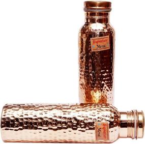 img 1 attached to 🔑 Premium Bona Fide Copper Bottles: 1000ml Leak-Proof, Joint-Free with Pure Copper Tong