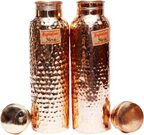 img 3 attached to 🔑 Premium Bona Fide Copper Bottles: 1000ml Leak-Proof, Joint-Free with Pure Copper Tong