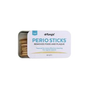 img 1 attached to Dr. Tung's Thin Double-sided Perio Sticks - Promote Gum Stimulation, Plaque & Food Removal | 80 Count