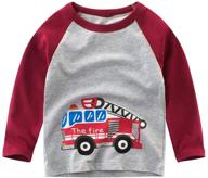 organic cotton toddler truck t-shirts by warmbaby - boys' clothing logo