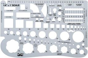 img 3 attached to 📐 Mr. Pen - Landscape and Architectural Templates, Drafting and Landscaping Tools, Landscape Design and Drawing Templates, Architectural Template, Drafting Ruler Shapes, and Drawing Stencils