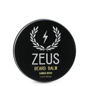 img 4 attached to ZEUS Conditioning Beard Balm for Men - Natural Softening Conditioner (2 Oz) - Sandalwood Scented Facial Hair Care