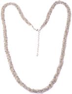 exquisite richera handcrafted seed bead necklace: stunning jewelry for women and girls logo