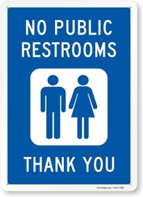 img 4 attached to 🚻 SmartSign Plastic Public Restrooms: Ensuring Enhanced Hygiene and Convenience