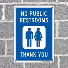 img 1 attached to 🚻 SmartSign Plastic Public Restrooms: Ensuring Enhanced Hygiene and Convenience